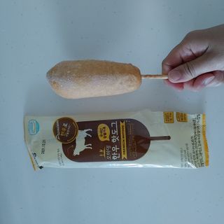 오마뎅 한우핫도그 — 5점을 준 리뷰어가 2021년 5월 올린 사용 사진