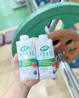 셀렉스스포츠 셀렉스 스포츠 웨이 프로틴 복숭아_ 330ml x 12팩 — 5점을 준 리뷰어가 2021년 11월 올린 사용 사진