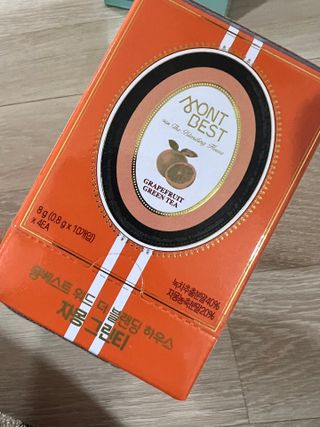 몽베스트 위드더 블랜딩 하우스 _자몽 그린티 — 4.5점을 준 리뷰어가 2022년 12월 올린 사용 사진