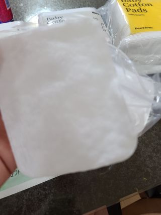 디어엘로디 프리미엄 유기농 베이비 솜티슈 40매 3 + 1 PACK — 5점을 준 리뷰어가 2021년 2월 올린 사용 사진