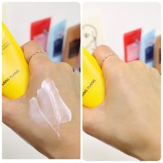 쿤달 BT21 시어버터 앤 마카다미아 퓨어 핸드크림 50ml 7구 기프트 세트 — 5점을 준 리뷰어가 2021년 3월 올린 사용 사진