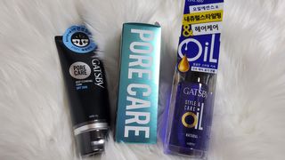 [갸스비] 명불허전, 남성을 위한 브랜드 갸스비의 올인원, 폼클렌징, 헤어오일 3종 — 5점을 준 리뷰어가 2021년 3월 올린 사용 사진
