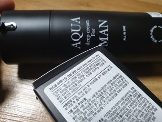 [위드덤]  아쿠아 딥크림 포맨 올인원 로션 — 5점을 준 리뷰어가 2022년 1월 올린 사용 사진