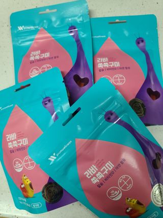 [푸름웰니스] 라바 쑥쑥구미 36g — 5점을 준 리뷰어가 2021년 12월 올린 사용 사진