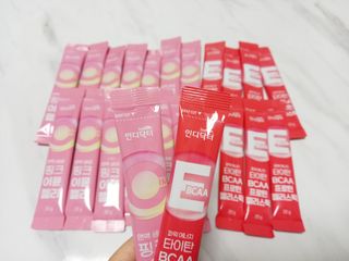 인디닥터 면역 생생 핑크 이뮨 젤리 + 타이탄 BCAA 프로틴 젤리스틱 — 4.5점을 준 리뷰어가 2022년 3월 올린 사용 사진