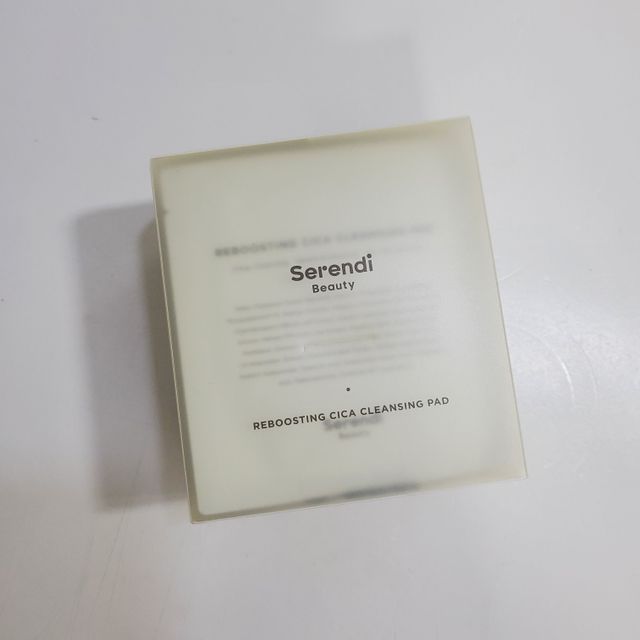 리부스팅 시카 클렌징 패드 리뷰 사진