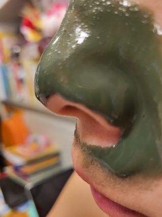 [후르디아] 저자극 필오프팩, 청포도 노즈팩 — 5점을 준 리뷰어가 2023년 8월 올린 사용 사진