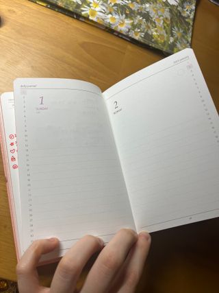 리훈 2023년 이야기다이어리 숏 날짜형 — 5점을 준 리뷰어가 2023년 1월 올린 사용 사진