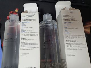화이트리 비움 데일리 토너, 바하 0.5토너 세트 — 4점을 준 리뷰어가 2021년 2월 올린 사용 사진