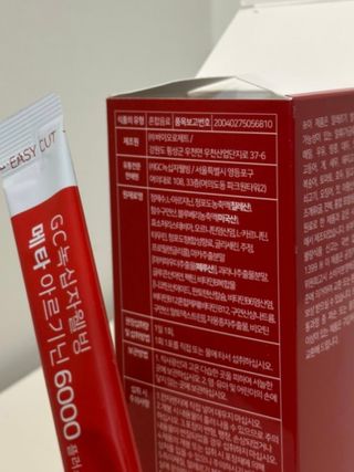 메타아르기닌 GC녹십자웰빙 메타 아르기닌 6000 플러스 오르니틴 — 4.5점을 준 리뷰어가 2022년 12월 올린 사용 사진