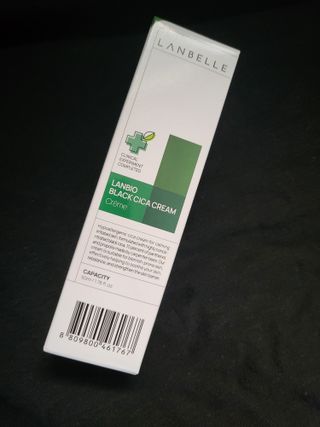 랑벨 랑바이오 블랙 시카 크림 50ml(블랙비 프로폴리스, 시카 4종, 판테놀 10 함유) — 4점을 준 리뷰어가 2022년 7월 올린 사용 사진