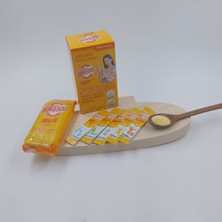 광동생활건강 [제니에디션] 비타500데일리스틱 gift set 60포+제니굿즈 3종+쇼핑백 — 4.5점을 준 리뷰어가 2021년 11월 올린 사용 사진