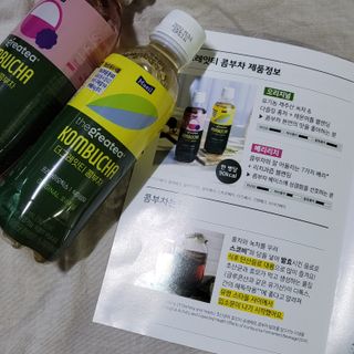 더그레잇티 콤부차 300ml *12개입 (오리지널 6개+베리리치 6개) — 5점을 준 리뷰어가 2022년 7월 올린 사용 사진