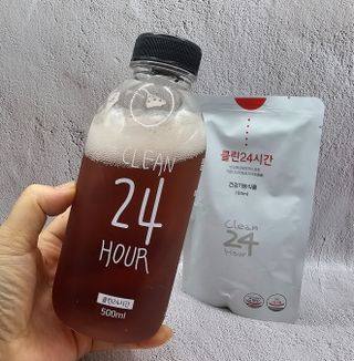 클린24시간 1BOX(5포) + 전용보틀(500ml) — 5점을 준 리뷰어가 2023년 7월 올린 사용 사진