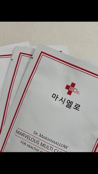 닥터마시멜로 마블러스 멀티 클리닉 마스크 — 5점을 준 리뷰어가 2021년 2월 올린 사용 사진