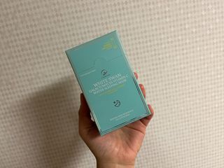 오투에니원 화이트 스완 갈락토미세스 비타민 C 워터 슬리핑 마스크 — 5점을 준 리뷰어가 2022년 12월 올린 사용 사진