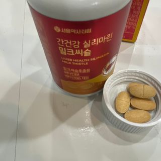 서울약사신협 간건강 실리마린 밀크씨슬 800mg, 60정 — 3.5점을 준 리뷰어가 2021년 11월 올린 사용 사진