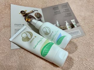mom e 맘이 내추럴 베이비 케어 크림+바디오일 — 4점을 준 리뷰어가 2021년 1월 올린 사용 사진