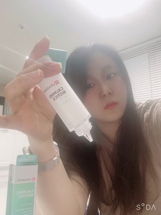리더스코스메틱 카밍 바이오틱스 앰플 — 4점을 준 리뷰어가 2021년 4월 올린 사용 사진
