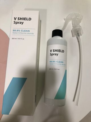 브이쉴드 살균 스프레이 300ml — 5점을 준 리뷰어가 2021년 7월 올린 사용 사진