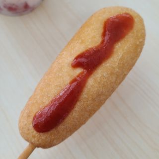 오마뎅 한우핫도그 — 5점을 준 리뷰어가 2021년 5월 올린 사용 사진