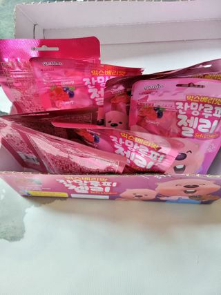 [팔도] 잔망루피젤리 믹스베리맛 42g 8개 — 3점을 준 리뷰어가 2022년 1월 올린 사용 사진