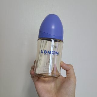 유비맘 PPSU 젖병 노꼭지_200ml_컬러 랜덤 발송 — 5점을 준 리뷰어가 2021년 1월 올린 사용 사진