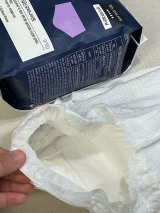 N[템포 ] 패드 내추럴 순면 입는 오버나이트 5P * 2개 — 5점을 준 리뷰어가 2024년 6월 올린 사용 사진