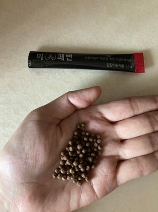 새롬바이오 리생 [미쾌변] 차전자피 식이섬유 건강기능식품 3팩 — 4.5점을 준 리뷰어가 2021년 6월 올린 사용 사진