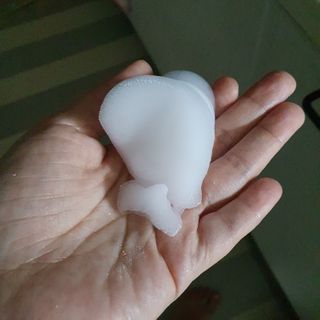 여우두마리 아기 버블클렌저 버블폼 거품놀이 유아바디워시 배쓰밤 입욕제 — 5점을 준 리뷰어가 2021년 2월 올린 사용 사진