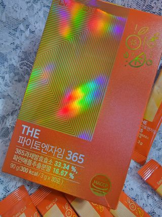 [닥터루템]맛있는 파인애플맛 과채효소 THE파이토엔자임365 1box (30포) — 5점을 준 리뷰어가 2022년 10월 올린 사용 사진