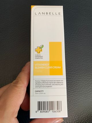 랑벨 비타 에너지 잡티 크림 75ml (피부 속 기미완화크림) — 5점을 준 리뷰어가 2022년 6월 올린 사용 사진