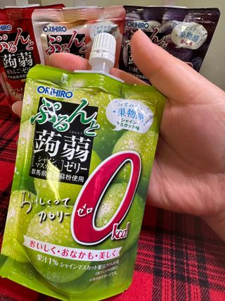 ORIHIRO 오리히로 곤약젤리 제로칼로리 130g 4종 4팩(맛별로 1팩씩) — 5점을 준 리뷰어가 2023년 2월 올린 사용 사진