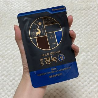 광동생활건강 [광동] 바르게 만든 녹용, 광동정녹청 30포. — 5점을 준 리뷰어가 2022년 7월 올린 사용 사진
