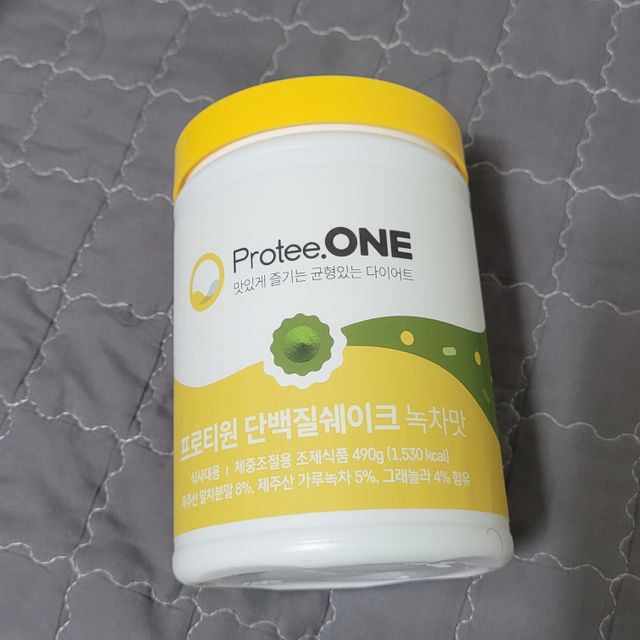 프로티원 단백질쉐이크 녹차맛 2주분 1통+보틀 리뷰 사진