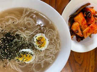 [한면원] 잔치국수 2인분 — 5점을 준 리뷰어가 2022년 7월 올린 사용 사진