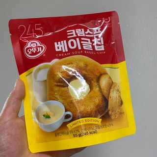 딜라이트 프로젝트 오뚜기스프 베이글칩 2종 — 5점을 준 리뷰어가 2021년 9월 올린 사용 사진