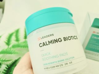 리더스코스메틱 리더스 카밍 바이오틱스 퀵 수딩 패드 — 5점을 준 리뷰어가 2022년 7월 올린 사용 사진