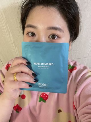 아이레시피 아쿠아 피토플렉스 크림 인 마스크 [7매입] — 4.5점을 준 리뷰어가 2023년 1월 올린 사용 사진