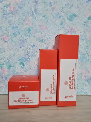 아이앤립 / EYENLIP 아이앤립 연어오일 리바이탈라이징 토너+앰플+크림 3종 세트 — 5점을 준 리뷰어가 2021년 5월 올린 사용 사진