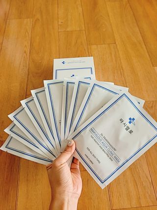 닥터마시멜로 닥터마스멜로 마블러스 아쿠아 클리닉 마스크 — 5점을 준 리뷰어가 2021년 6월 올린 사용 사진