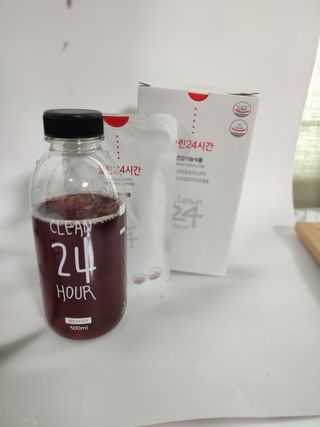 클린24시간 1BOX(5포) + 전용보틀(500ml) — 5점을 준 리뷰어가 2023년 4월 올린 사용 사진