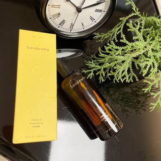 스킨큐어 산다화 비타민c 화이트닝 토너 150ml — 5점을 준 리뷰어가 2022년 2월 올린 사용 사진
