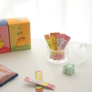 비타앤C 레몬맛, 망고맛 — 5점을 준 리뷰어가 2021년 4월 올린 사용 사진