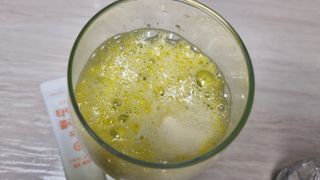 [음료수 대신 가능!]  빠르게 흡수되는 아임오 타먹는 콜라겐 1박스 — 5점을 준 리뷰어가 2023년 4월 올린 사용 사진