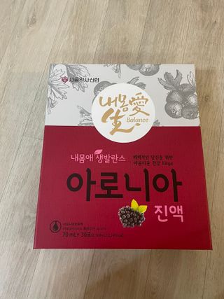 서울약사신협_내몸애생발란스아로니아_70ml x 30포 — 5점을 준 리뷰어가 2021년 7월 올린 사용 사진
