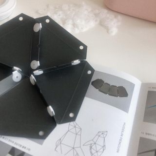 [폴리곤즈] 허들린 패밀리 DIY 블록 세트 (허들린 펭귄 블록+미니허들린 펭귄 블록) — 5점을 준 리뷰어가 2022년 4월 올린 사용 사진