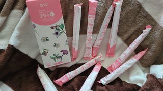 래디 한방 여성청결제 궁청수인 10개입 — 5점을 준 리뷰어가 2022년 5월 올린 사용 사진