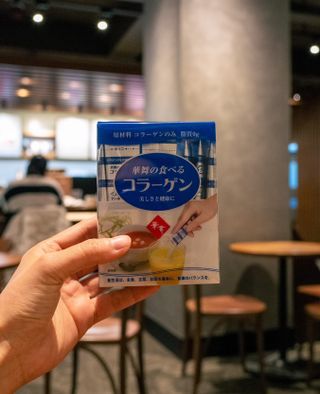 하나마이 100 프로 저분자 피쉬콜라겐 — 5점을 준 리뷰어가 2023년 2월 올린 사용 사진