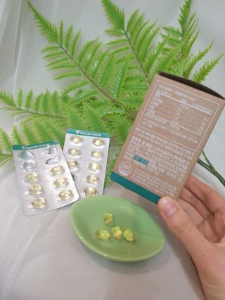 비건타민 식물성 알티지 오메가3 — 5점을 준 리뷰어가 2021년 3월 올린 사용 사진